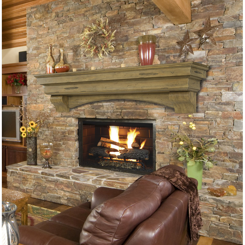 Pearl Mantels Celeste Fireplace Shelf Mantel & Reviews Wayfair